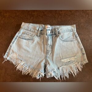 Pistola Gigi Low Rise Denim Shorts - Size 27
